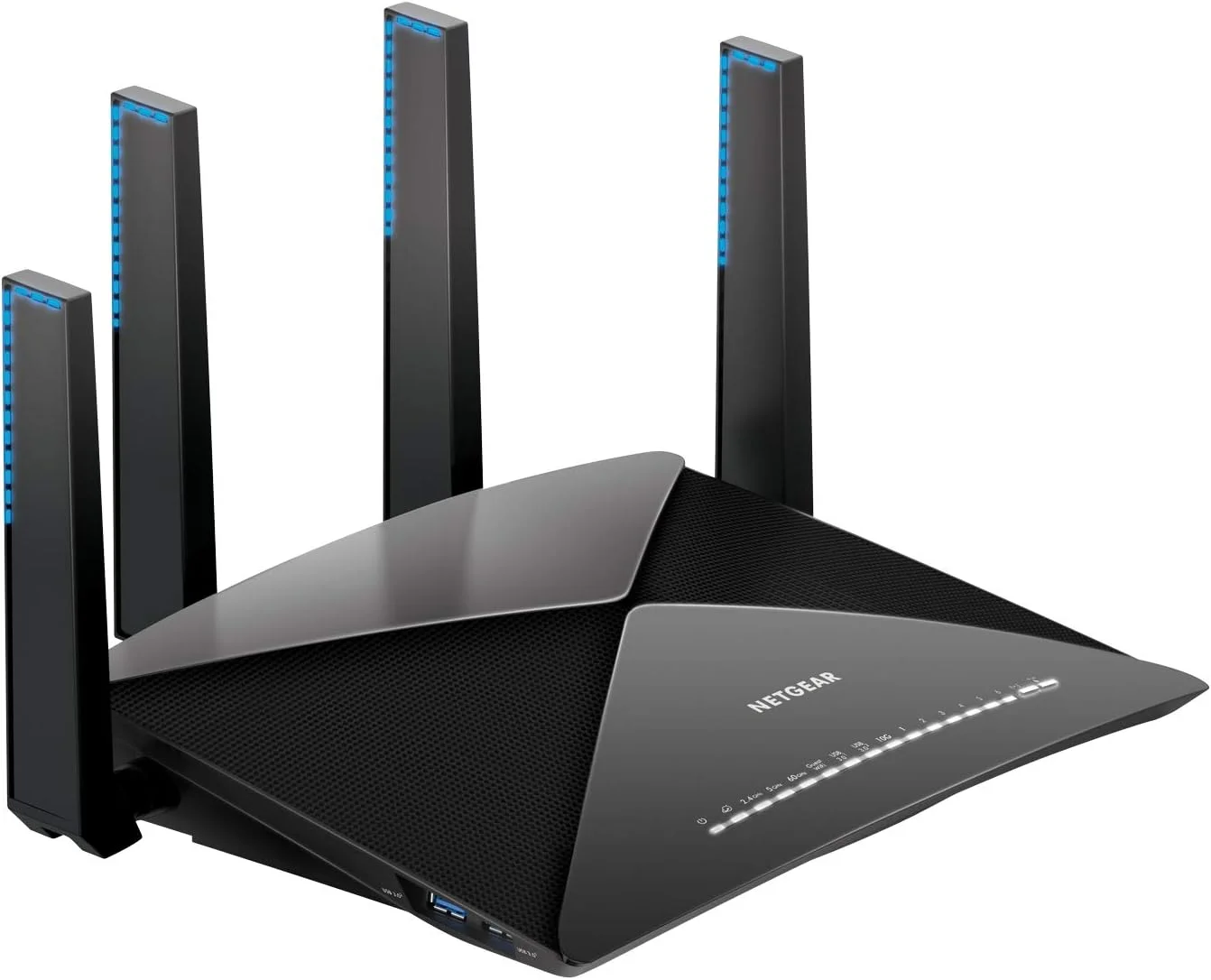 روتر وای فای گیمینگ نت گیر مدل NG-R9000-100EUS Nighthawk X10 AD7200 802.11ac/ad Quad-Stream، پردازنده چهار هسته ای 1.7 گیگاهرتزی، سرور رسانه Plex، سازگار با آمازون الکسا (R9000) روتر وای فای گیمینگ نت گیر مدل NG-R9000-100EUS Nighthawk X10 AD7200 802.11ac/ad Quad-Stream، پردازنده چهار هسته ای 1.7 گیگاهرتزی، سرور رسانه Plex، سازگار با آمازون الکسا (R9000)