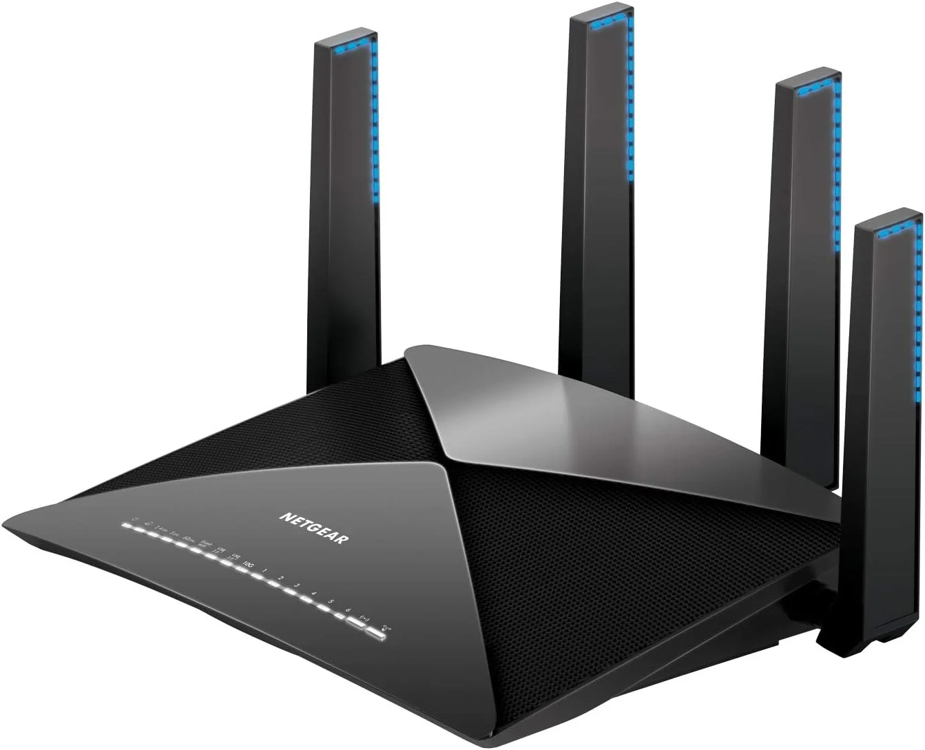 روتر وای فای گیمینگ نت گیر مدل NG-R9000-100EUS Nighthawk X10 AD7200 802.11ac/ad Quad-Stream، پردازنده چهار هسته ای 1.7 گیگاهرتزی، سرور رسانه Plex، سازگار با آمازون الکسا (R9000) روتر وای فای گیمینگ نت گیر مدل NG-R9000-100EUS Nighthawk X10 AD7200 802.11ac/ad Quad-Stream، پردازنده چهار هسته ای 1.7 گیگاهرتزی، سرور رسانه Plex، سازگار با آمازون الکسا (R9000)