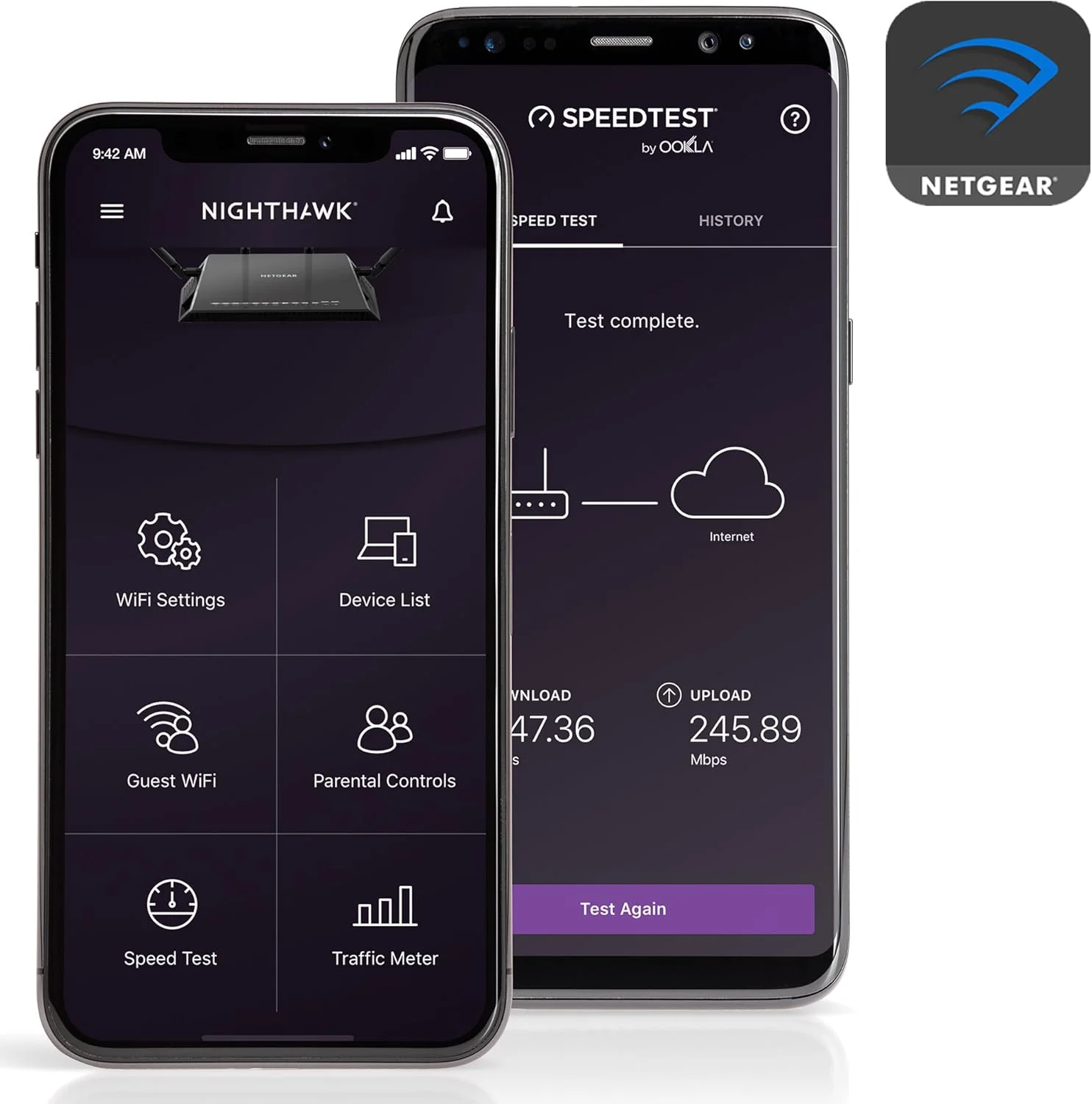 روتر وای فای گیمینگ نت گیر مدل NG-R9000-100EUS Nighthawk X10 AD7200 802.11ac/ad Quad-Stream، پردازنده چهار هسته ای 1.7 گیگاهرتزی، سرور رسانه Plex، سازگار با آمازون الکسا (R9000) روتر وای فای گیمینگ نت گیر مدل NG-R9000-100EUS Nighthawk X10 AD7200 802.11ac/ad Quad-Stream، پردازنده چهار هسته ای 1.7 گیگاهرتزی، سرور رسانه Plex، سازگار با آمازون الکسا (R9000)