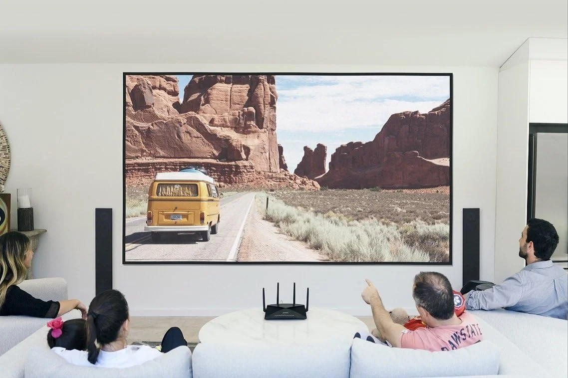 روتر وای فای گیمینگ نت گیر مدل NG-R9000-100EUS Nighthawk X10 AD7200 802.11ac/ad Quad-Stream، پردازنده چهار هسته ای 1.7 گیگاهرتزی، سرور رسانه Plex، سازگار با آمازون الکسا (R9000) روتر وای فای گیمینگ نت گیر مدل NG-R9000-100EUS Nighthawk X10 AD7200 802.11ac/ad Quad-Stream، پردازنده چهار هسته ای 1.7 گیگاهرتزی، سرور رسانه Plex، سازگار با آمازون الکسا (R9000)