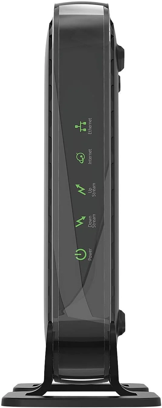 مودم کابلی NETGEAR CM400 سازگار با ارائه دهندگان کابل Xfinity از Comcast، Spectrum، Cox | برای طرح های کابلی تا 100 مگابیت در ثانیه | DOCSIS3.0، مشکی (CM400-100NAS) مودم کابلی NETGEAR CM400 سازگار با ارائه دهندگان کابل Xfinity از Comcast، Spectrum، Cox | برای طرح های کابلی تا 100 مگابیت در ثانیه | DOCSIS3.0، مشکی (CM400-100NAS)