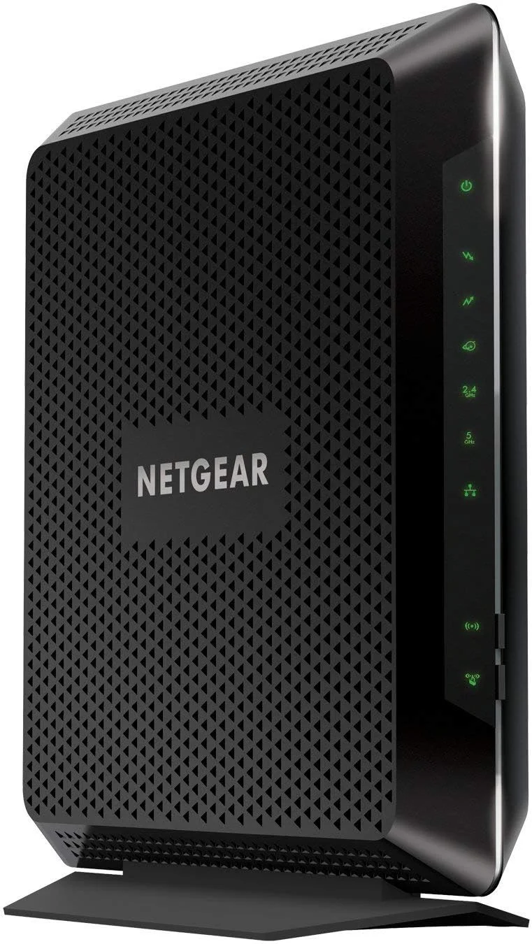 مودم کابلی و روتر وای فای NETGEAR Nighthawk مدل C7000 - سازگار با ارائه دهندگان کابل از جمله Xfinity توسط Comcast، Spectrum، Cox (بازسازی شده با گواهی)