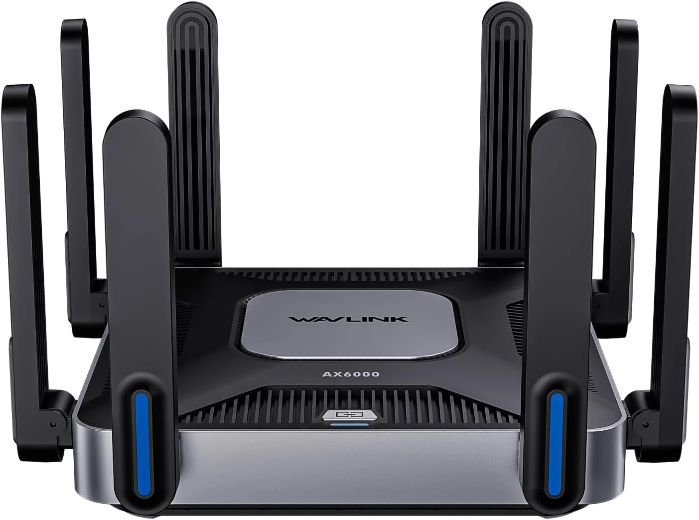 روتر وای فای 6 دو بانده WAVLINK AX6000، پورت های 2.5G Multi-Gig، سرعت وای فای 6000 مگابیت بر ثانیه، روتر وای فای گیمینگ برای اینترنت بی سیم، امنیت WPA3 و VPN برای خانه و تجارت، برد بلند، روترهای کامپیوتر