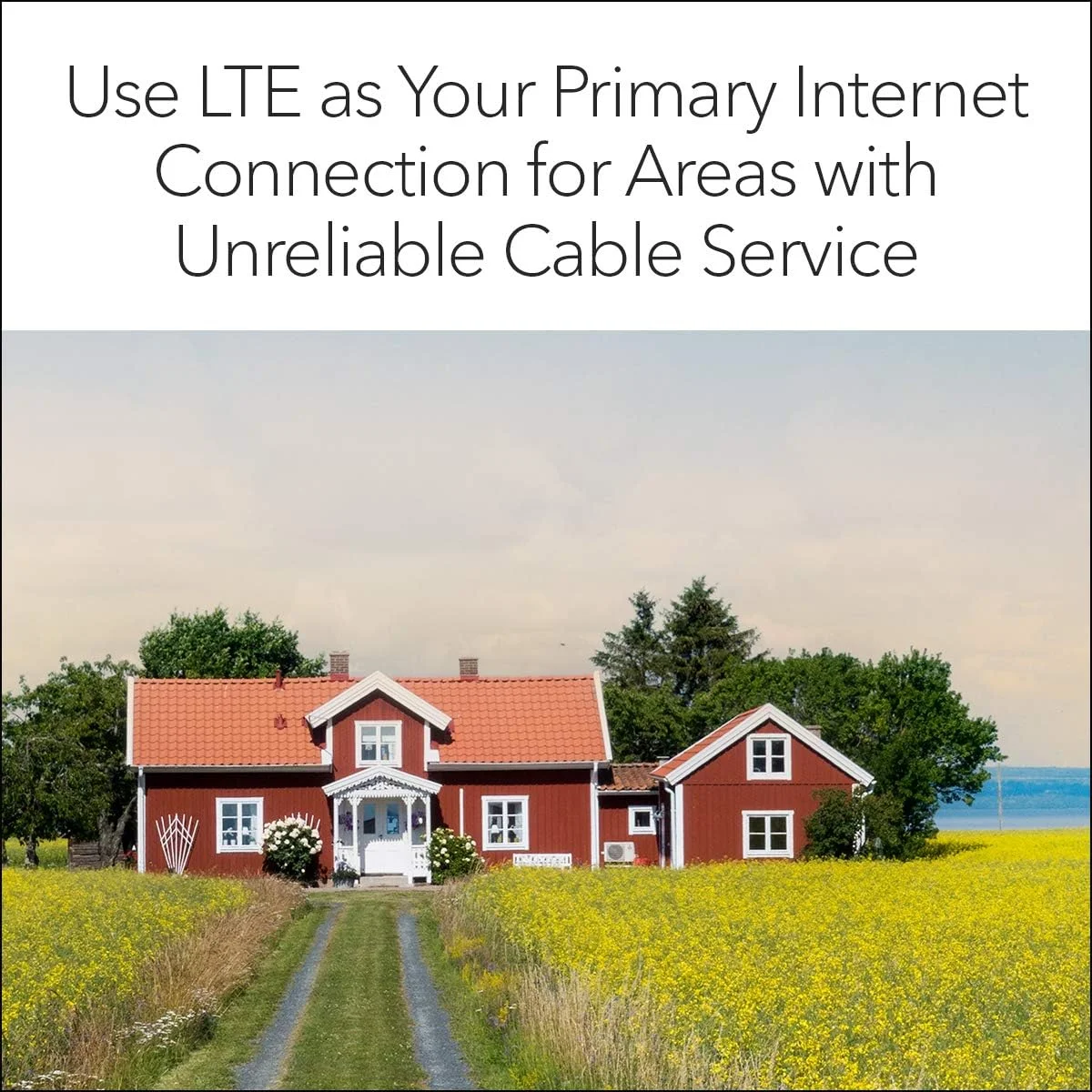 مودم باند پهن 4G LTE نت گیر (LM1200) - استفاده از LTE به عنوان اتصال اصلی اینترنت یا راه حل پشتیبان برای وای فای همیشه روشن | دارای گواهینامه AT&T، T-Mobile و Verizon مودم باند پهن 4G LTE نت گیر (LM1200) - استفاده از LTE به عنوان اتصال اصلی اینترنت یا راه حل پشتیبان برای وای فای همیشه روشن | دارای گواهینامه AT&T، T-Mobile و Verizon