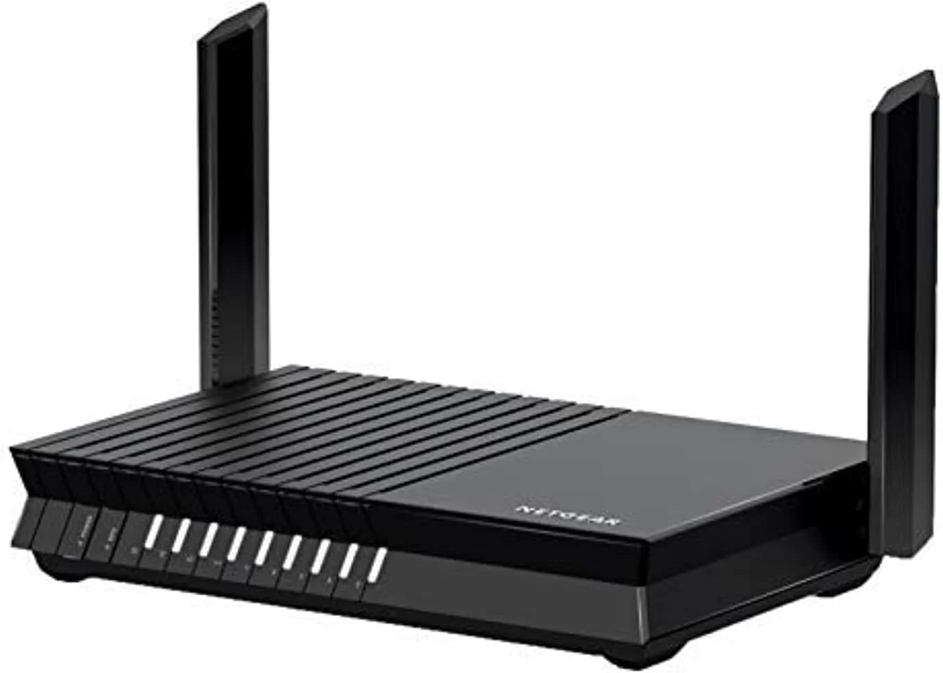 روتر وای فای Netgear Rax 20 Ax1800 Armor 4 Stream Dual Band Wifi 6 تا 1.8 گیگابیت بر ثانیه با Netgear Armor، پورت USB 3.0، مشکی، Rax20، متوسط