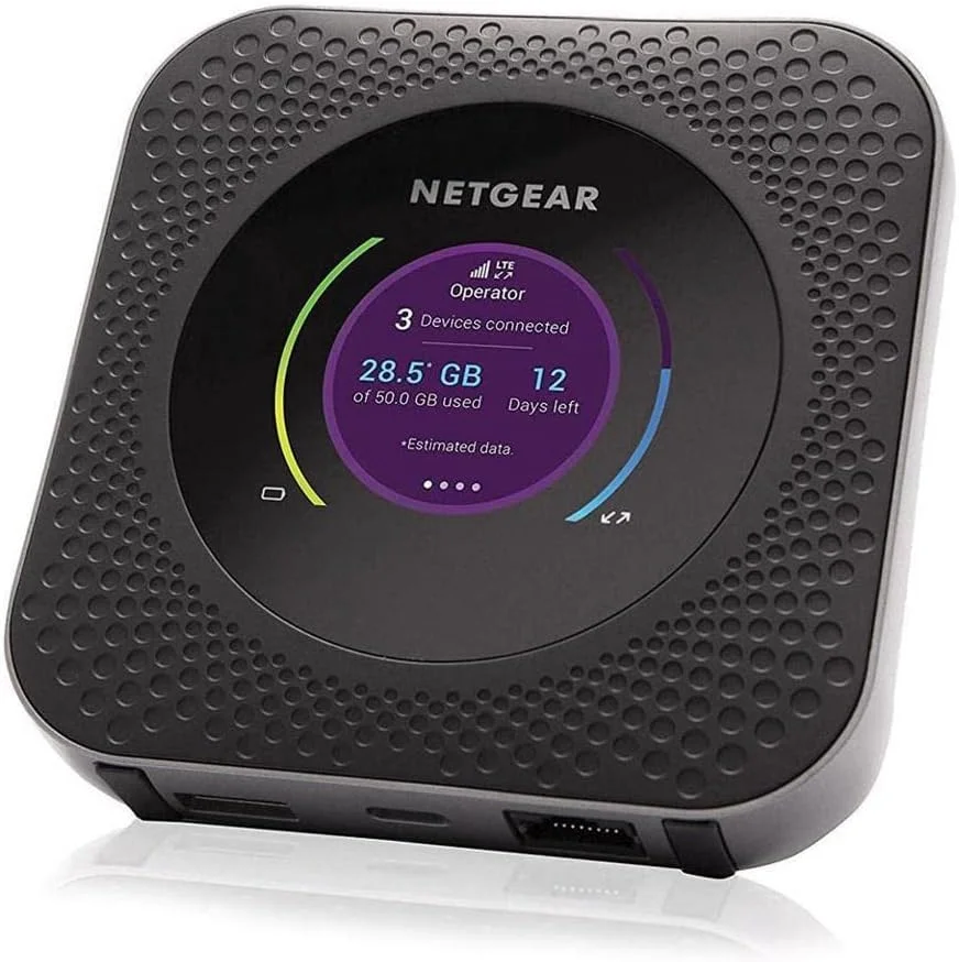 مودم همراه 4G LTE وای فای NETGEAR Nighthawk M1 (MR1100-100NAS) – سرعت تا 1 گیگابیت بر ثانیه، بهترین عملکرد با AT&T و T-Mobile، اتصال تا 20 دستگاه، شبکه بی سیم امن در هر مکان