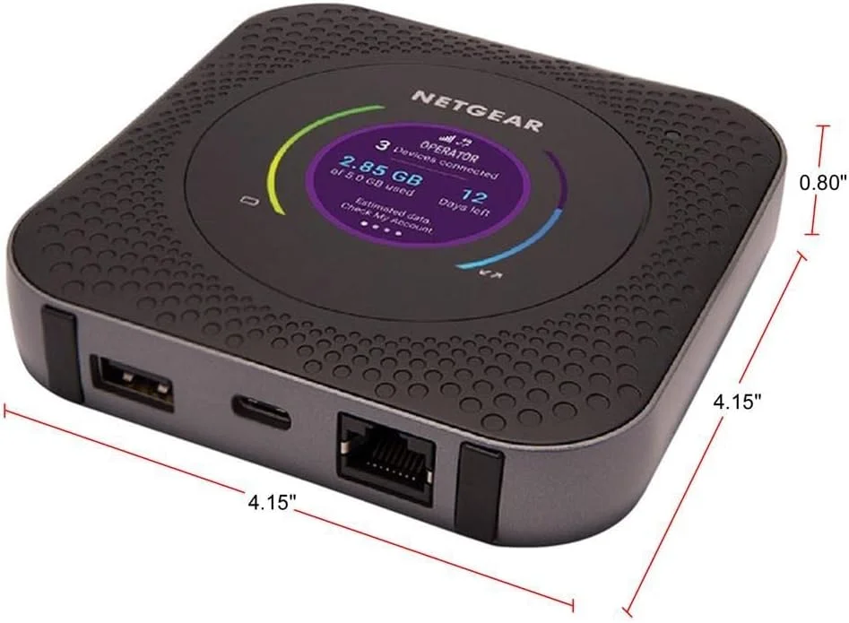مودم همراه 4G LTE وای فای NETGEAR Nighthawk M1 (MR1100-100NAS) – سرعت تا 1 گیگابیت بر ثانیه، بهترین عملکرد با AT&T و T-Mobile، اتصال تا 20 دستگاه، شبکه بی سیم امن در هر مکان مودم همراه 4G LTE وای فای NETGEAR Nighthawk M1 (MR1100-100NAS) – سرعت تا 1 گیگابیت بر ثانیه، بهترین عملکرد با AT&T و T-Mobile، اتصال تا 20 دستگاه، شبکه بی سیم امن در هر مکان