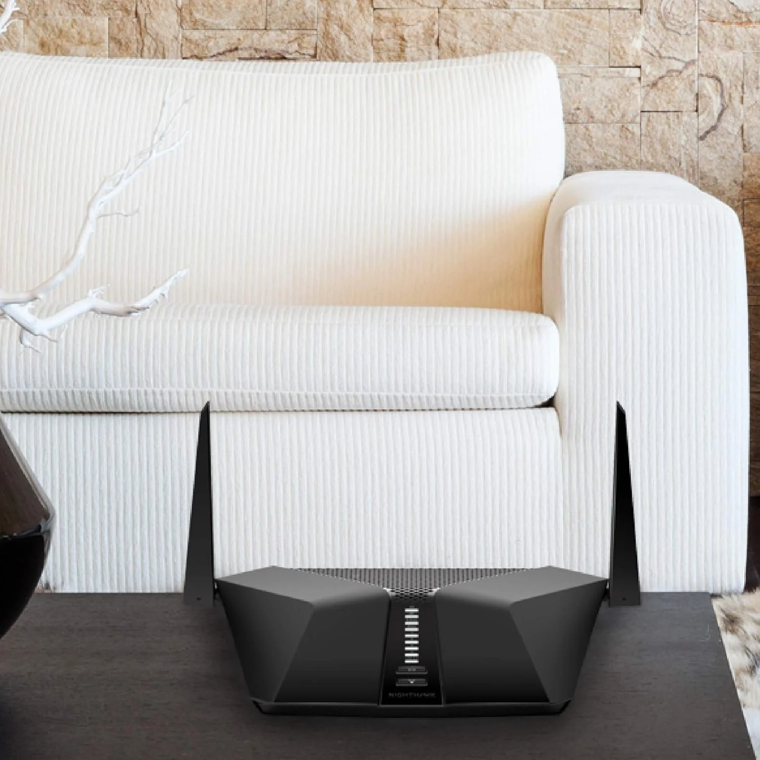 روتر وای فای 6 Netgear NG-RAX40-100EUS Nighthawk AX4، AX3000 تا 3 گیگابیت بر ثانیه، ایده آل برای خانه های هوشمند (RAX40)