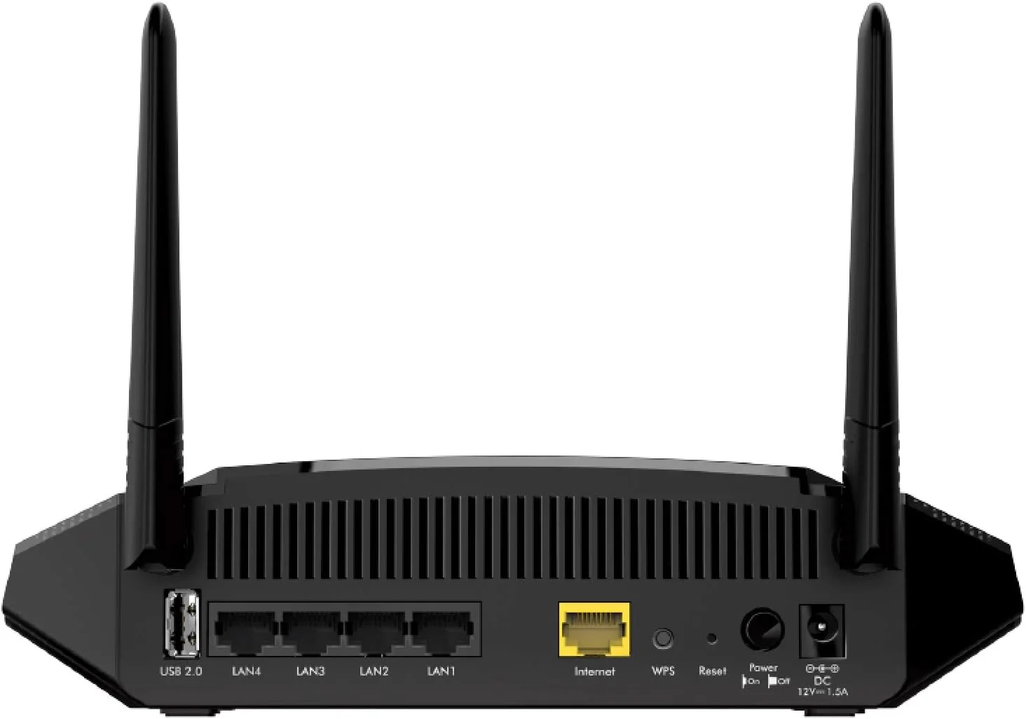 روتر هوشمند وای فای گیگابیتی دو بانده Netgear R6260-100UKS AC1600 (802.11ac) (آنتن های خارجی سرعت وای فای را تا 300 مگابیت بر ثانیه + 1300 مگابیت بر ثانیه افزایش می دهند)، مشکی روتر هوشمند وای فای گیگابیتی دو بانده Netgear R6260-100UKS AC1600 (802.11ac) (آنتن های خارجی سرعت وای فای را تا 300 مگابیت بر ثانیه + 1300 مگابیت بر ثانیه افزایش می دهند)، مشکی