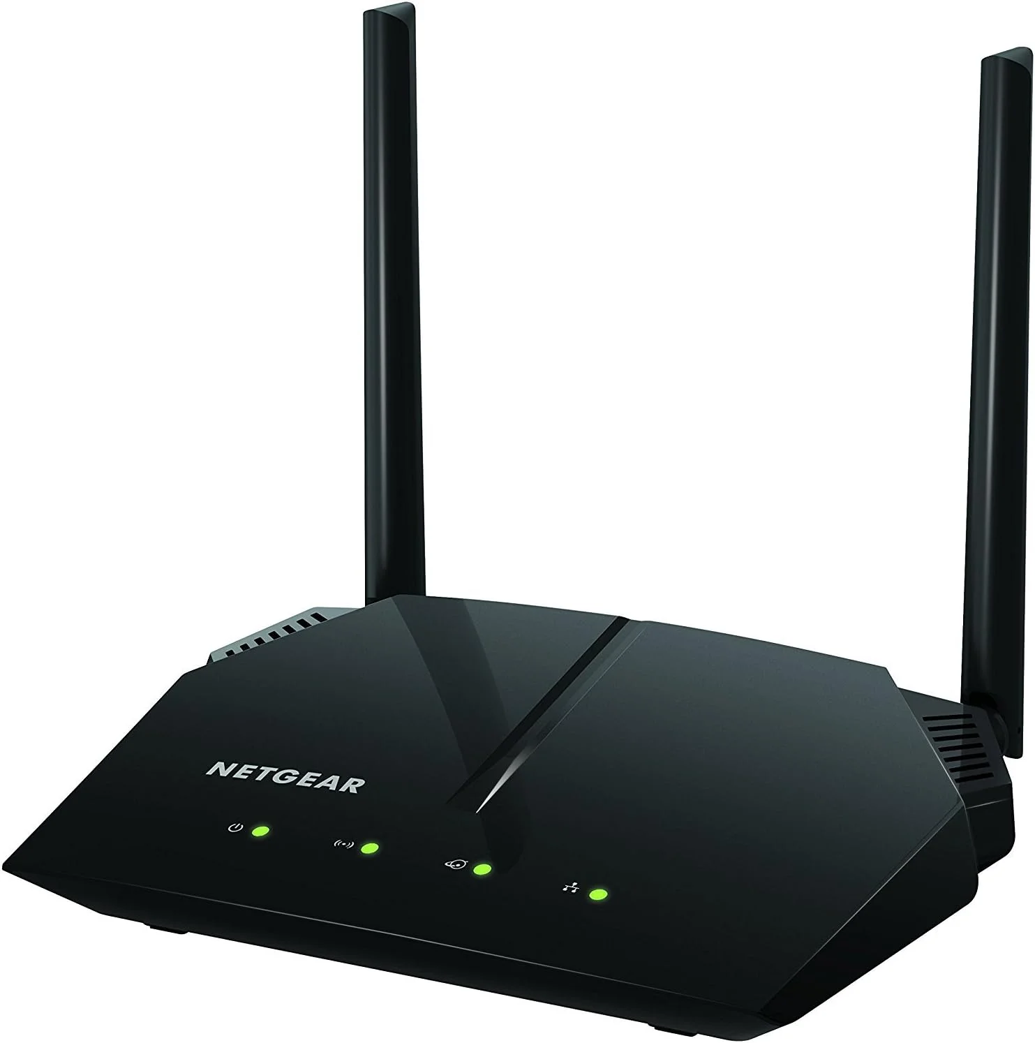 روتر وای فای NETGEAR مدل (R6120) - سرعت بی سیم دو بانده AC1200 (تا 1200 مگابیت در ثانیه) | پوشش تا 1200 فوت مربع و 20 دستگاه | 4 پورت اترنت سریع 10/100 و 1 پورت USB 2.0