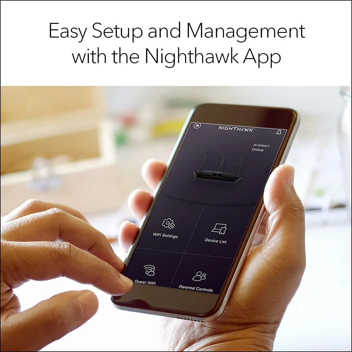 روتر وای فای 6 NETGEAR Nighthawk (RAX30) – سرعت بی سیم AX2400 (تا 2.4 گیگابیت در ثانیه) | پوشش دهی تا 185 متر مربع و 20 دستگاه