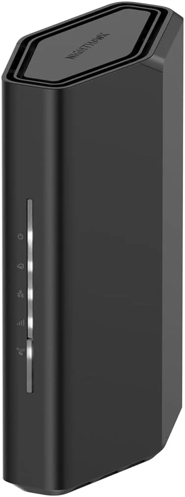 روتر وای فای 7 دو بانده NETGEAR Nighthawk (RS100) - ویژگی های امنیتی، سرعت بی سیم BE3600 (تا 3.6 گیگابیت در ثانیه) - پوشش تا 2000 فوت مربع، 50 دستگاه - پورت اینترنت 2.5 گیگ