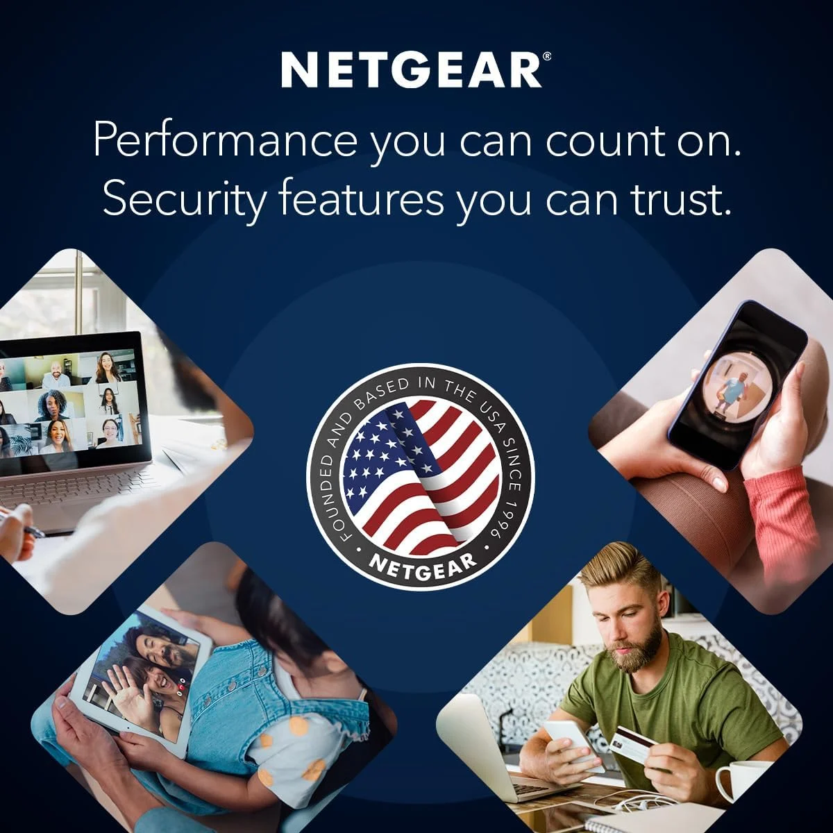 روتر وای فای 7 دو بانده NETGEAR Nighthawk (RS100) - ویژگی های امنیتی، سرعت بی سیم BE3600 (تا 3.6 گیگابیت در ثانیه) - پوشش تا 2000 فوت مربع، 50 دستگاه - پورت اینترنت 2.5 گیگ