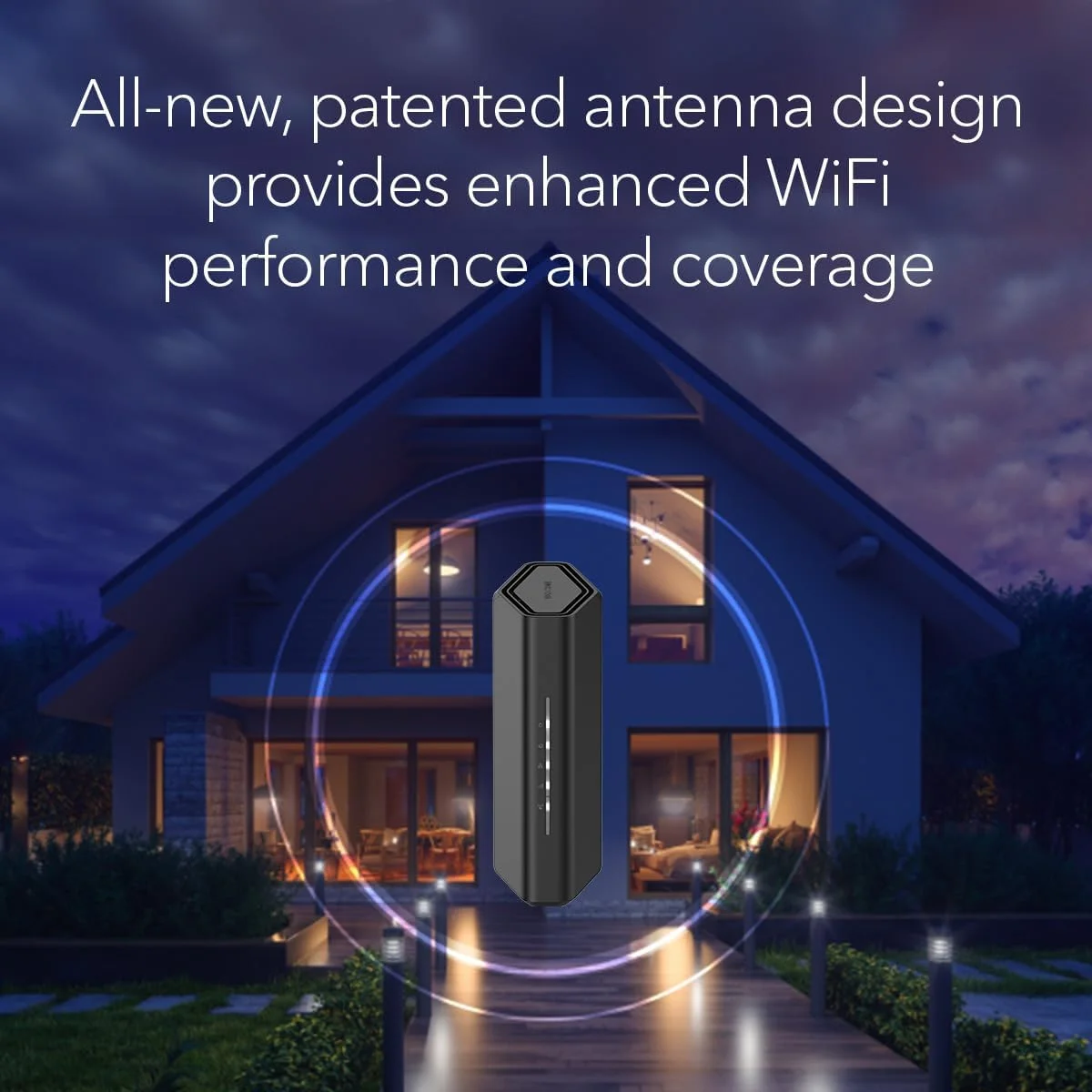 روتر وای فای 7 دو بانده NETGEAR Nighthawk (RS100) - ویژگی های امنیتی، سرعت بی سیم BE3600 (تا 3.6 گیگابیت در ثانیه) - پوشش تا 2000 فوت مربع، 50 دستگاه - پورت اینترنت 2.5 گیگ