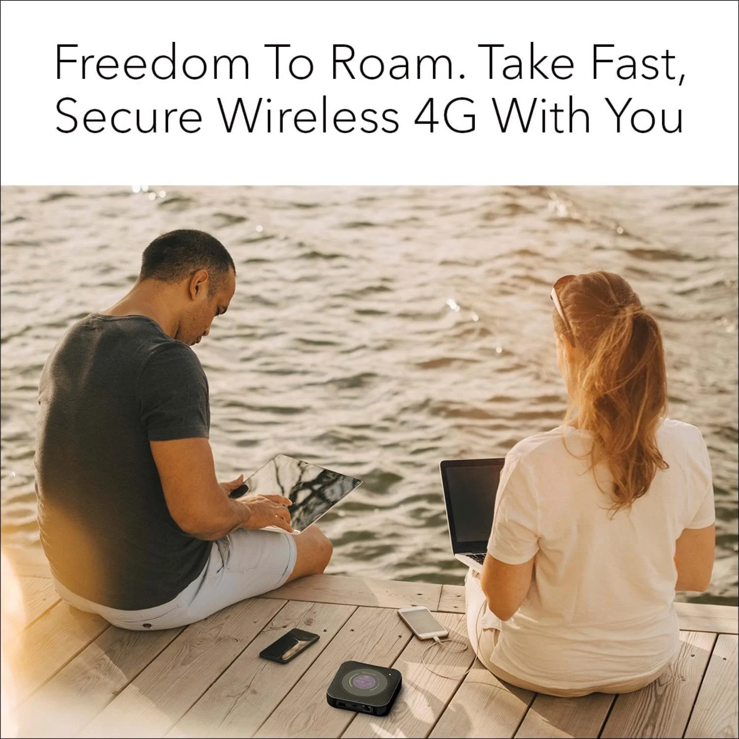 روتر هات اسپات موبایل 4G LTE نت گیر Nighthawk MR1100-100EUS، Cat 16، LTE کلاس گیگابیتی، وای فای دو بانده، باتری 5040 میلی آمپر ساعتی