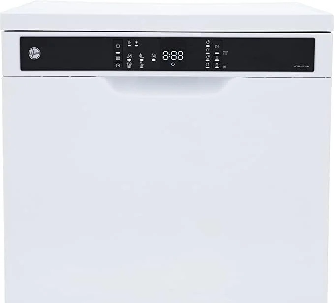 ماشین ظرفشویی ایستاده هوور، 5 برنامه، 12 نفره، مدل HDW-V512-W به همراه قرص ماشین ظرفشویی رایگان Finish با رایحه لیمو، 48 عدد ماشین ظرفشویی ایستاده هوور، 5 برنامه، 12 نفره، مدل HDW-V512-W به همراه قرص ماشین ظرفشویی رایگان Finish با رایحه لیمو، 48 عدد
