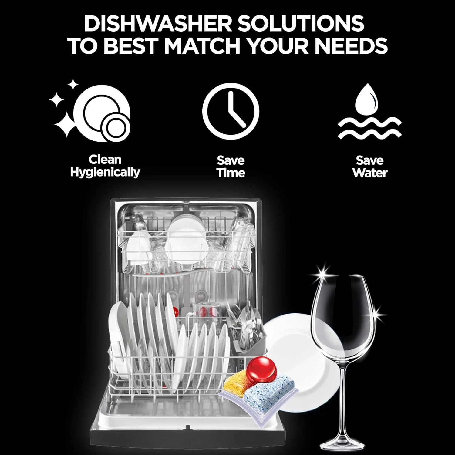 ماشین ظرفشویی ایستاده هوور، 5 برنامه، 12 نفره، مدل HDW-V512-W به همراه قرص ماشین ظرفشویی رایگان Finish با رایحه لیمو، 48 عدد ماشین ظرفشویی ایستاده هوور، 5 برنامه، 12 نفره، مدل HDW-V512-W به همراه قرص ماشین ظرفشویی رایگان Finish با رایحه لیمو، 48 عدد