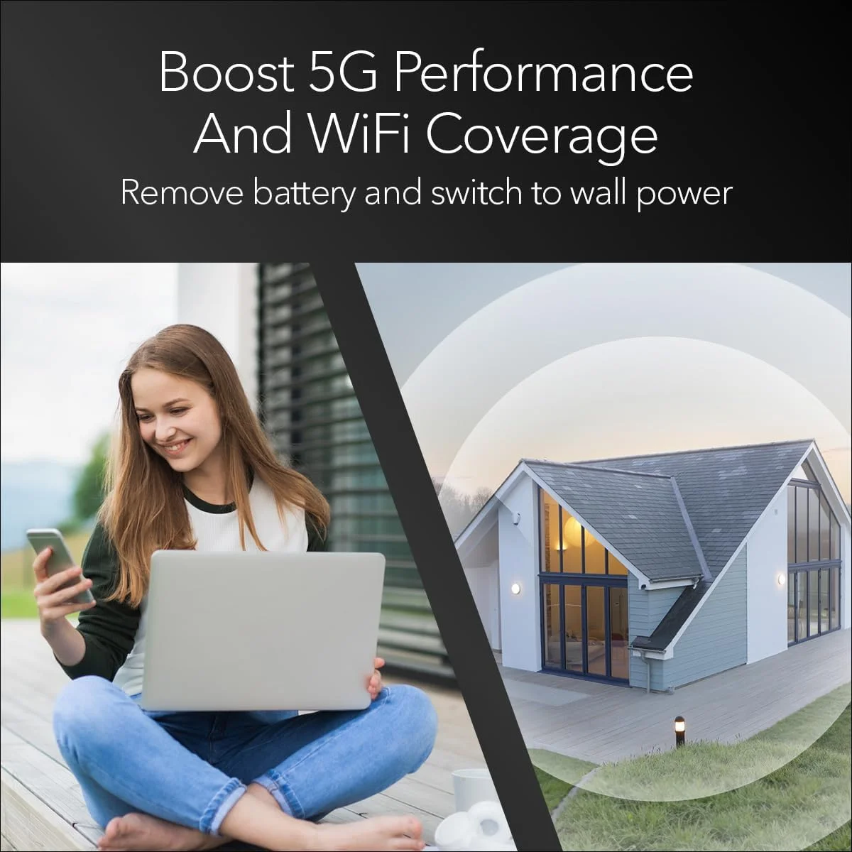 روتر هات اسپات موبایل Netgear MR6150 Nighthawk M6 5G WiFi 6، آنلاک شده، تا 2.5 گیگابیت بر ثانیه، صفحه نمایش لمسی رنگی 2.4 اینچی LCD، پوشش تا 1000 فوت مربع