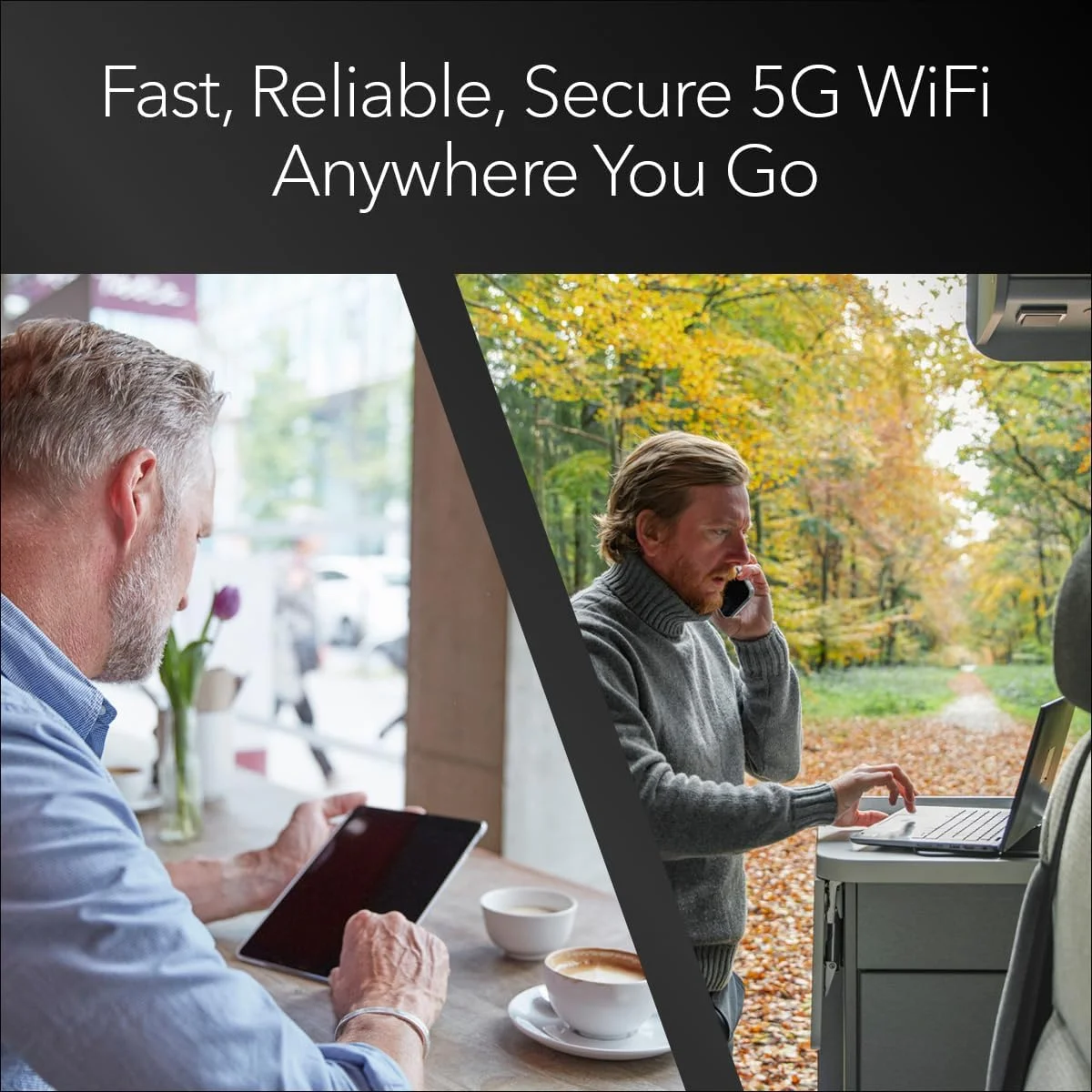 روتر هات اسپات موبایل Netgear MR6150 Nighthawk M6 5G WiFi 6، آنلاک شده، تا 2.5 گیگابیت بر ثانیه، صفحه نمایش لمسی رنگی 2.4 اینچی LCD، پوشش تا 1000 فوت مربع