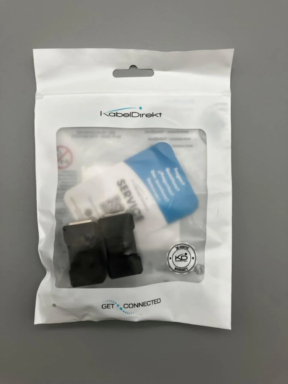 کوپلر 2× RJ45 با محافظ اضافی - اتصال دهنده کابل شبکه و توسعه دهنده کابل اترنت (دو جک RJ45، راه آسان برای اتصال/توسعه کابل های اترنت، CAT 7 تا 10 گیگابیت در ثانیه، مشکی) - توسط CableDirect
