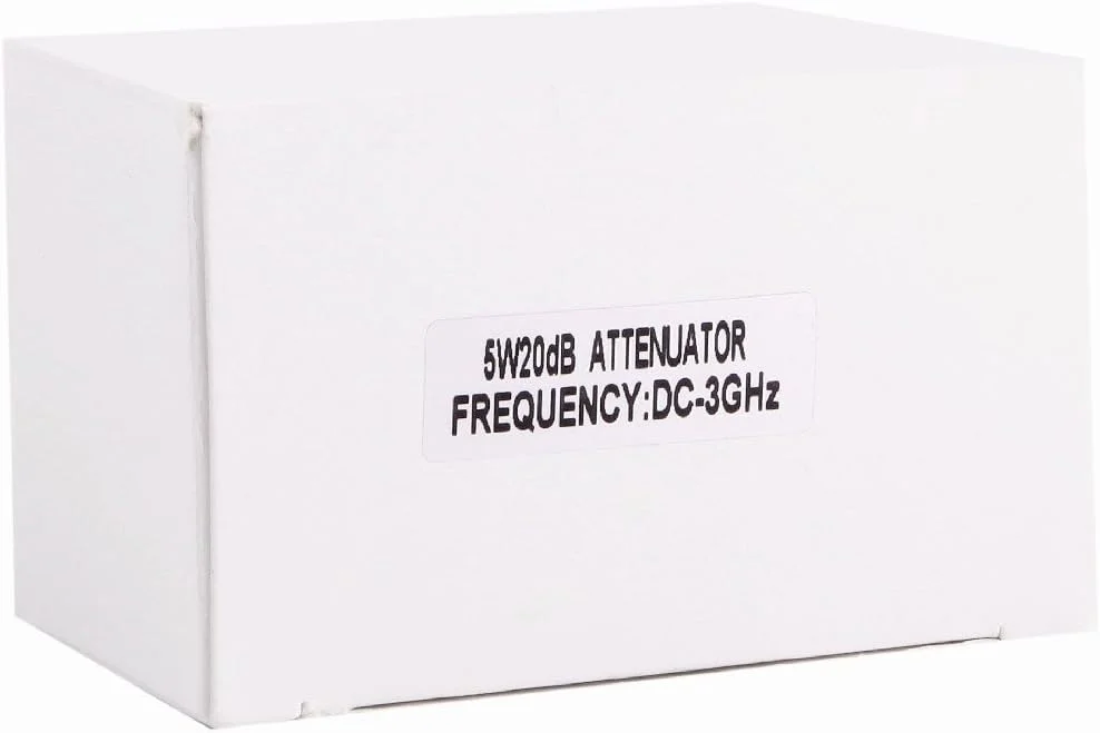 کابل های کامپیوتر CHENCHUAN 5W 20dBi N مادگی به N نری DC-13GHz تضعیف کننده بهره فرکانس (نقره ای) آنتن شبکه Wifi (رنگ: نقره ای)