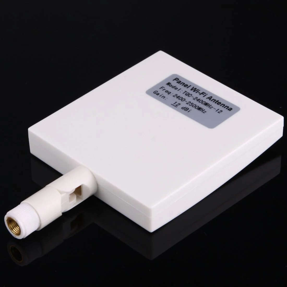 کابل های کامپیوتر CHENCHUAN آنتن وای فای پنلی 12dBi SMA نر 5.8GHz (سفید) آنتن شبکه وای فای (رنگ: سفید)