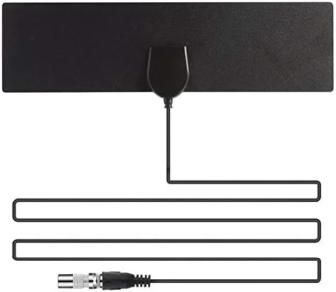 آنتن تلویزیون داخلی دیجیتال HDTV با برد 80 مایل و تقویت کننده 28dBi مدل CHENCHUAN به همراه کابل کواکسیال 4 متری