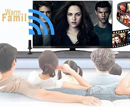آنتن DVB-T کامپیوتر CHENCHUAN با قدرت 28dBi، VHF: 170-230MHz، UHF: 470-862MHz (مشکی) آنتن شبکه وای فای