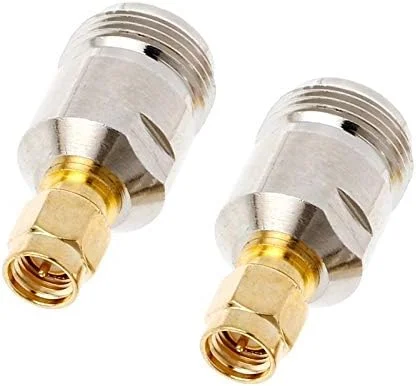 CHENCHUAN لوازم جانبی تلویزیون الکترونیکی مصرفی 2 عدد اتصال دهنده کواکسیال RF SMA نر به N ماده کابل آنتن تلویزیون
