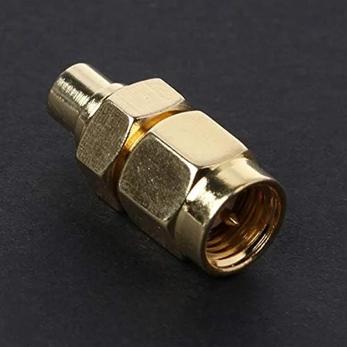 CHENCHUAN لوازم الکترونیکی مصرفی تلویزیون 2 عدد کانکتور کواکسیال RF SMA نر به MCX مادگی کابل آنتن تلویزیون