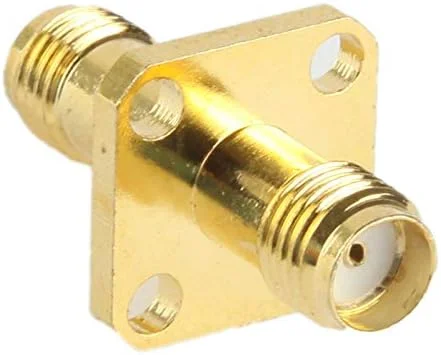 CHENCHUAN کابل های کامپیوتر آداپتور کواکسیال SMA مادگی به SMA مادگی (نقره ای) آنتن شبکه وای فای CHENCHUAN کابل های کامپیوتر آداپتور کواکسیال SMA مادگی به SMA مادگی (نقره ای) آنتن شبکه وای فای