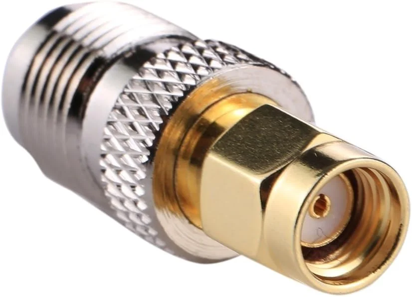 CHENCHUAN کابل های کامپیوتر کواکسیال RF RP-SMA نر به آداپتور ماده TNC (نقره ای) آنتن شبکه Wifi