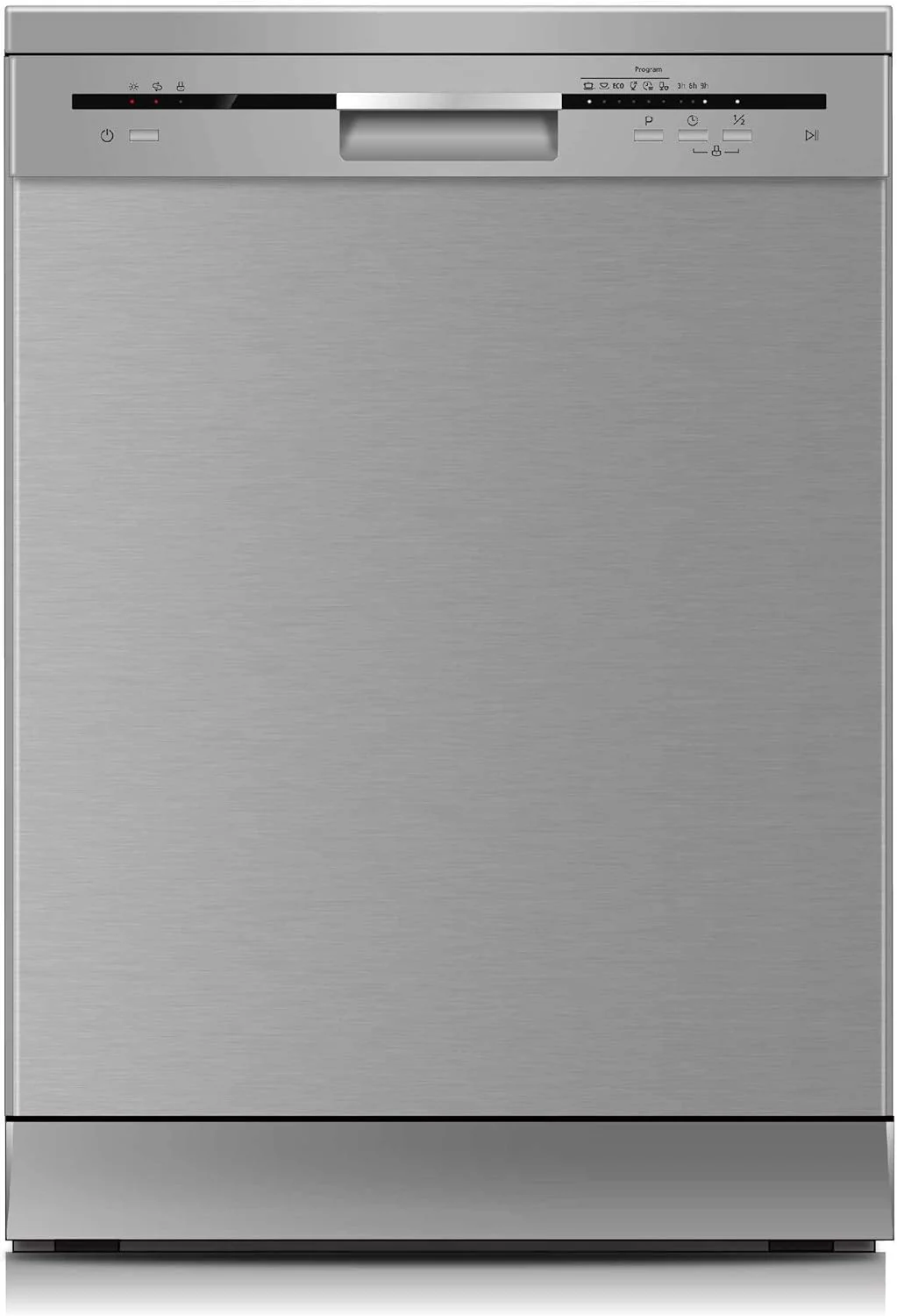 ماشین ظرفشویی ایستاده شارپ با ظرفیت 12 نفره و 6 برنامه شستشو، استیل - Qw-Mb612-Ss3 - 1 سال گارانتی.