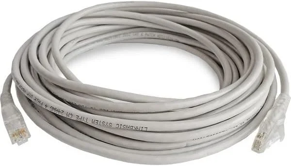 کابل شبکه اترنت 10 متری RJ45 Cat5e برای روتر، مودم، کامپیوتر و اتصال به اینترنت