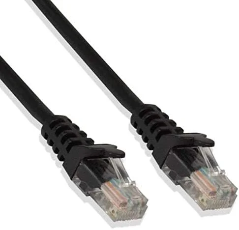 کابل شبکه اترنت LAN گیگابیتی 1000Mbps RJ45 Cat.6 - طول 3 متر - رنگ مشکی