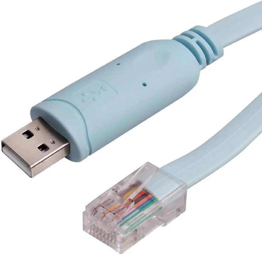 کابل کنسول USB به RJ45 برای روترهای سیسکو