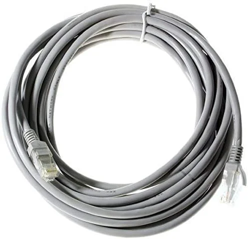 کابل شبکه اترنت RJ45 Cat5e به طول 10 متر برای روتر، مودم، کامپیوتر و اتصال به اینترنت