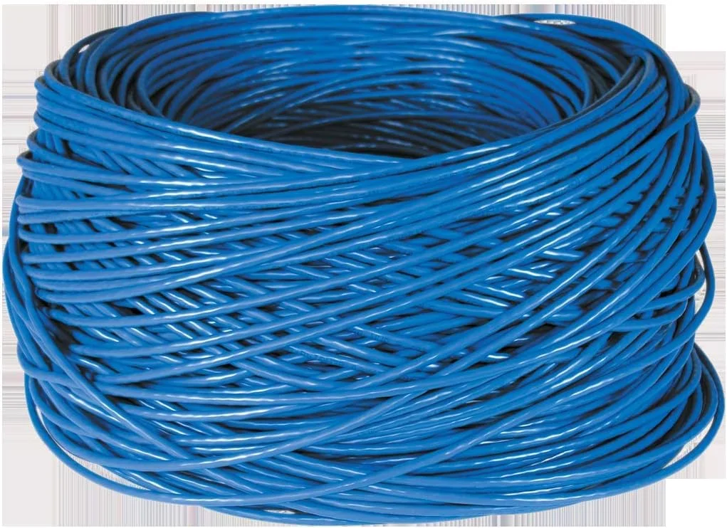 کابل شبکه CAT6 305 متری رنگ آبی کابل شبکه CAT6 305 متری رنگ آبی