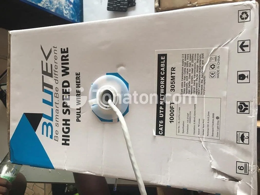 کابل شبکه 305 متری RJ45 CAT6 ETHERNET LAN