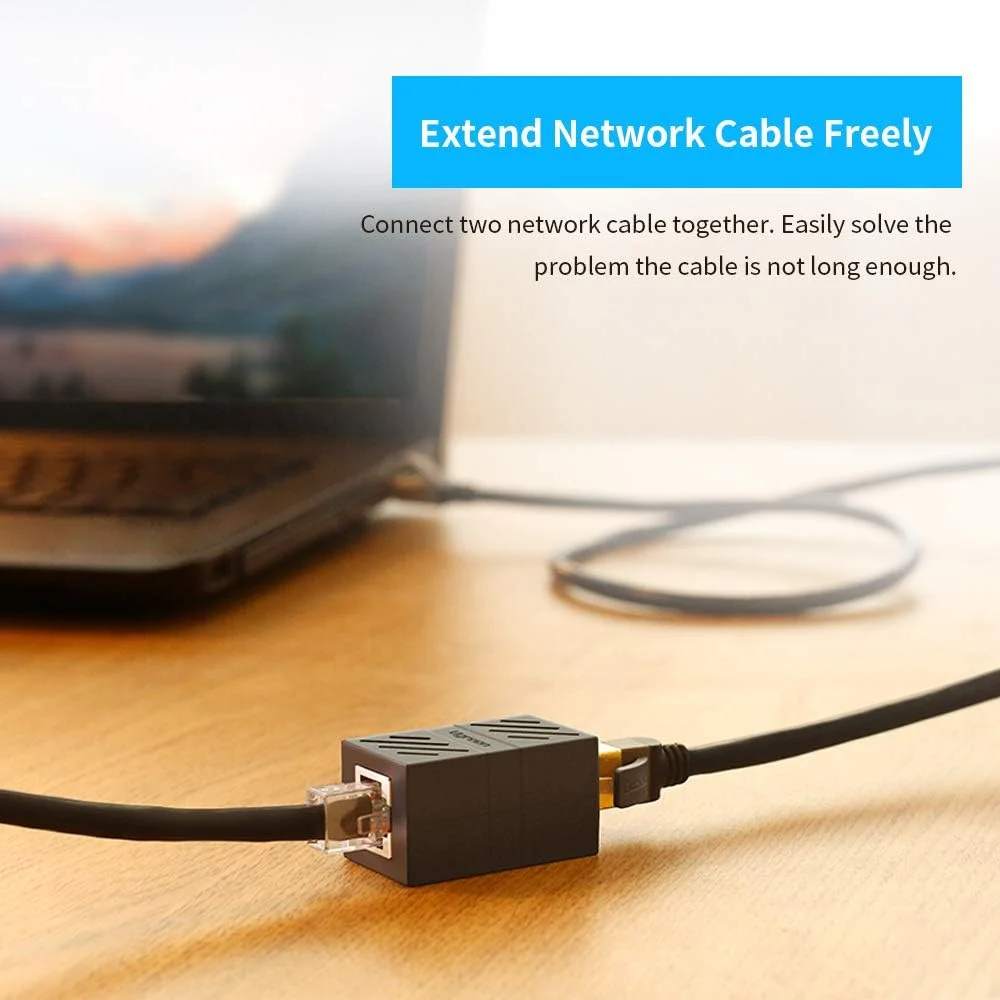 کوپلر کابل شبکه RJ45 VENTION اترنت Cat6 گیگابیتی مادگی به مادگی