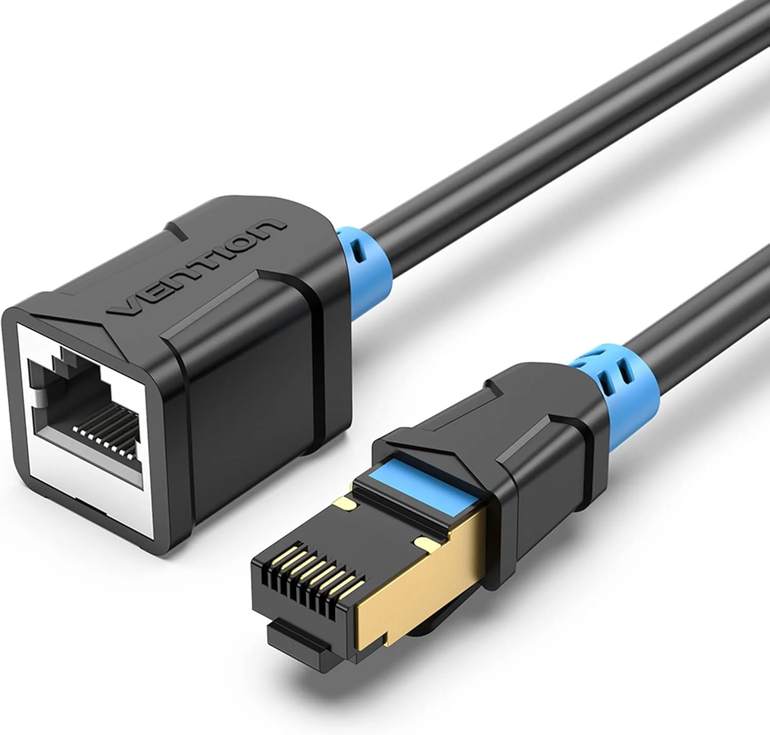 کابل افزایش طول اترنت VENTION Cat 6، طول 3 متر، کابل افزایش طول Cat6 RJ45 نر به ماده، کابل شبکه شیلددار، کانکتور LAN کامپیوتر، کابل پچ SSTP