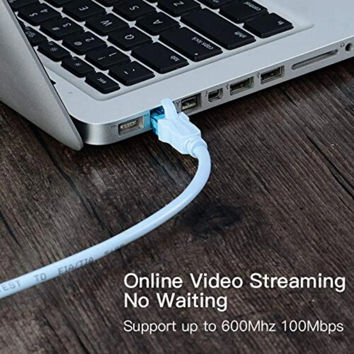 کابل شبکه VENTION دسته 6 UTP مدل VAP-A10-S1000 مشکی 10 متری
