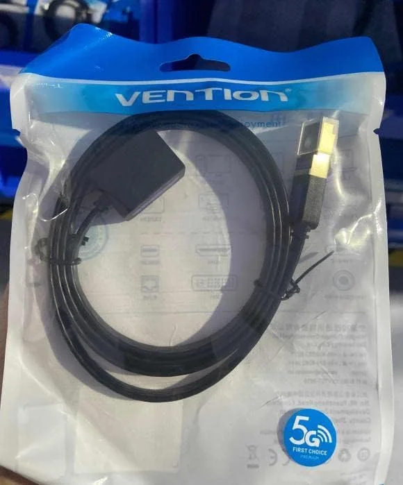 کابل شبکه Vention RJ45 Cat7 SSTP با شیلد دوگانه، طول 3 متر