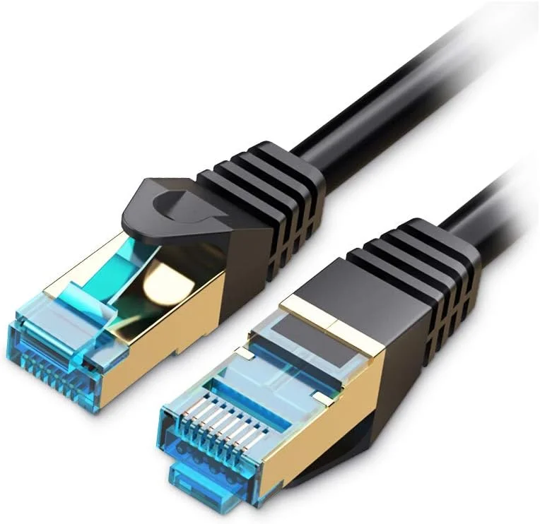 کابل شبکه VENTION Cat 7 اترنت گیگابیتی با سرعت بالا، کابل شبکه تخت RJ45 با محافظ دوگانه برای مصارف خانگی و تجاری - 3 متری