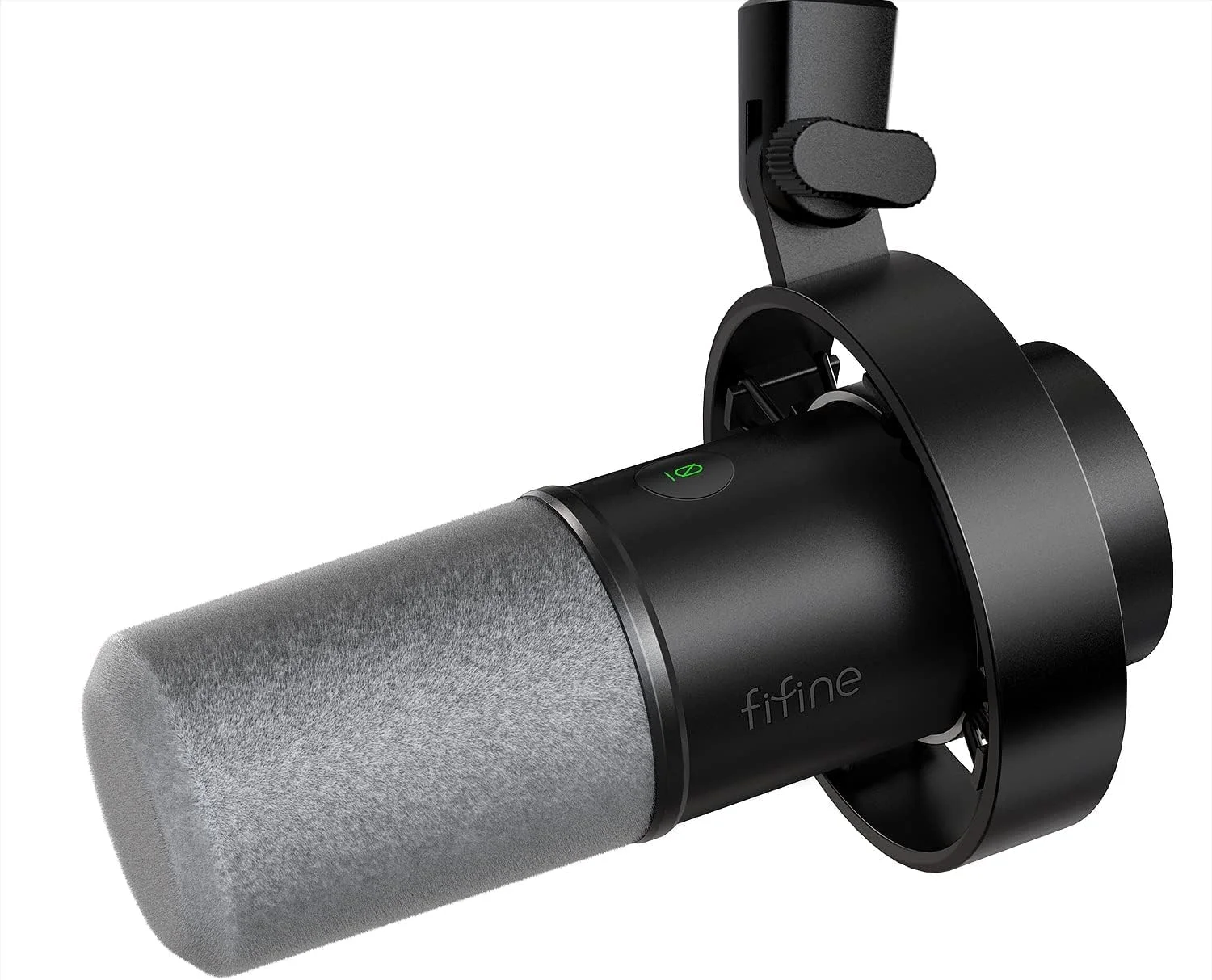 میکروفون پادکست داینامیک FIFINE K688، اتصال USB/XLR، الگوی کاردیوئید، یک جهته، شامل کابل USB، سازگار با PC، Presta، کارت صدا، میکسر، ترمینال خروجی هدفون، تک لمسی
