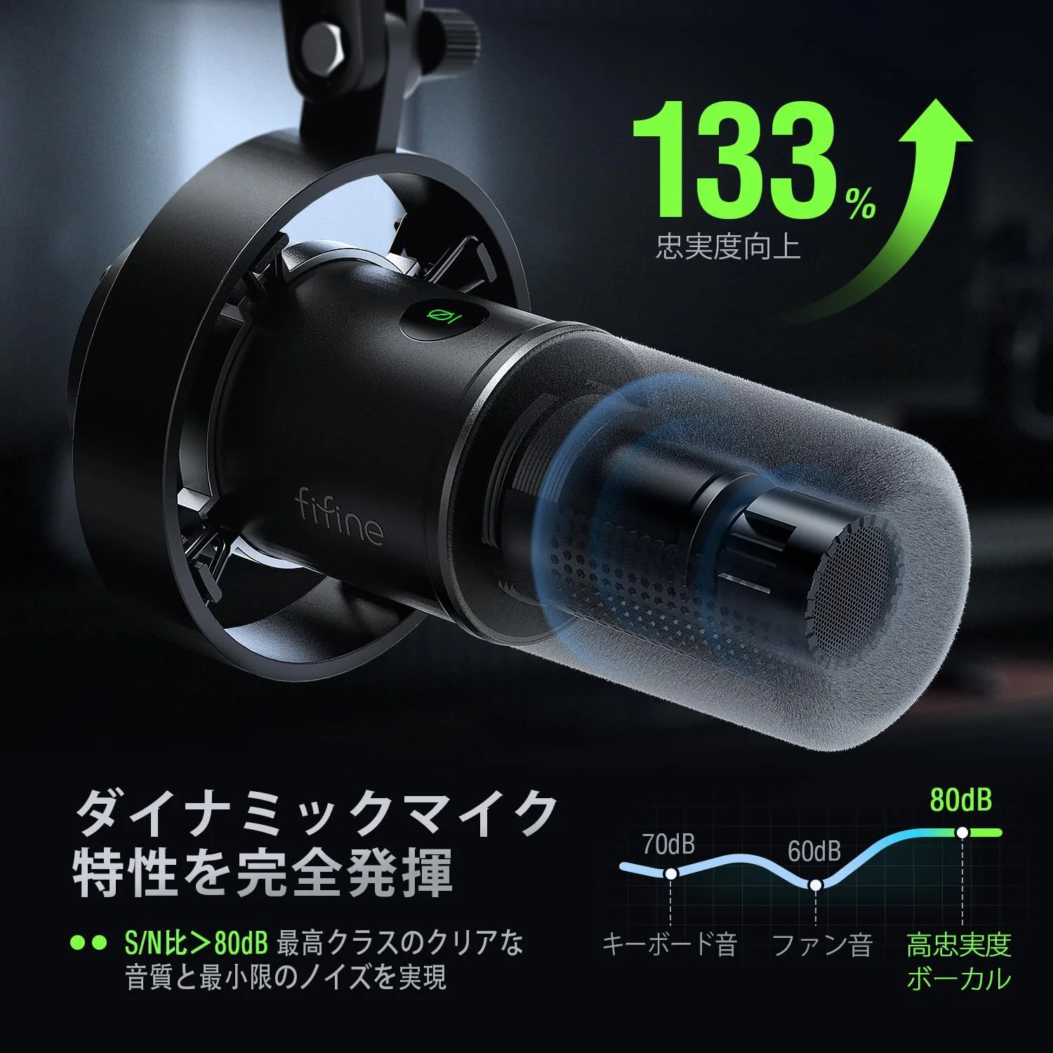 میکروفون پادکست داینامیک FIFINE K688، اتصال USB/XLR، الگوی کاردیوئید، یک جهته، شامل کابل USB، سازگار با PC، Presta، کارت صدا، میکسر، ترمینال خروجی هدفون، تک لمسی میکروفون پادکست داینامیک FIFINE K688، اتصال USB/XLR، الگوی کاردیوئید، یک جهته، شامل کابل USB، سازگار با PC، Presta، کارت صدا، میکسر، ترمینال خروجی هدفون، تک لمسی