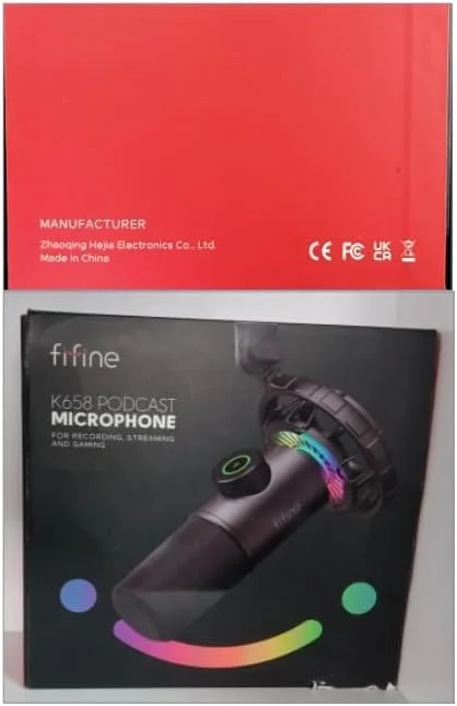 میکروفون گیمینگ USB FIFINE، میکروفون دینامیک RGB برای کامپیوتر، دکمه بی صدا و جک هدفون 3.5 میلی متری، میکروفون کاردیوئید Plug and Play برای استریم، پادکست، یوتیوب میکروفون گیمینگ USB FIFINE، میکروفون دینامیک RGB برای کامپیوتر، دکمه بی صدا و جک هدفون 3.5 میلی متری، میکروفون کاردیوئید Plug and Play برای استریم، پادکست، یوتیوب