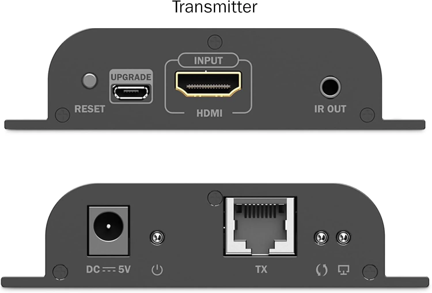 ست توسعه دهنده HDMI از طریق IP دیجی توس - UHD 4k 60Hz - HDMI 2.0 - برد تا 200 متر - فرستنده و گیرنده - تا 253 گیرنده - CAT 6 - مشکی