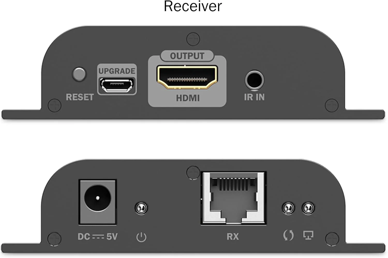 ست توسعه دهنده HDMI از طریق IP دیجی توس - UHD 4k 60Hz - HDMI 2.0 - برد تا 200 متر - فرستنده و گیرنده - تا 253 گیرنده - CAT 6 - مشکی