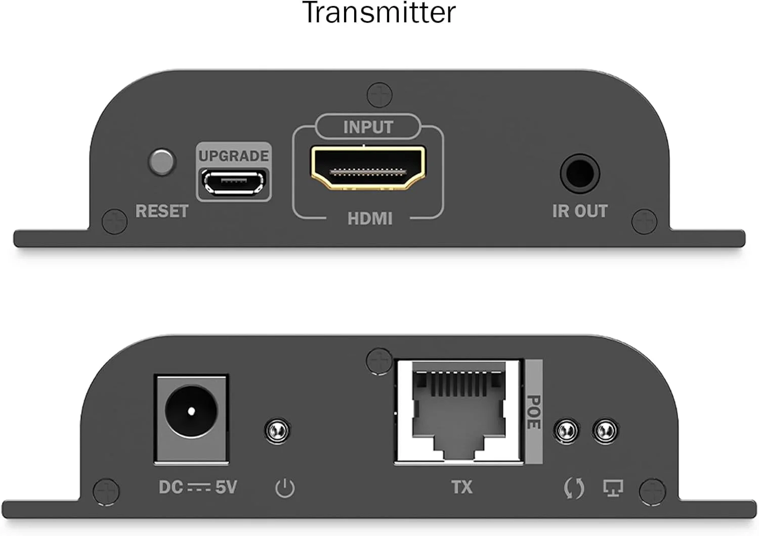 ست توسعه دهنده HDMI IP PoE دیجی توس - UHD 4k 60Hz - HDMI 2.0 - برد تا 200 متر - فرستنده و گیرنده - تا 253 گیرنده - CAT 6 - مشکی
